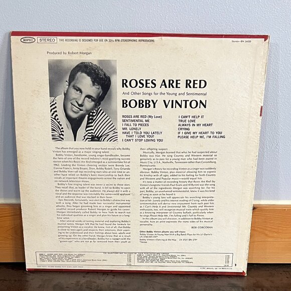 Lot of 6 Vtg LPs: Eddy Arnold/Bobby Vinton/Ray Price/Dean Martin/Mitch Miller - Picture 7 of 14